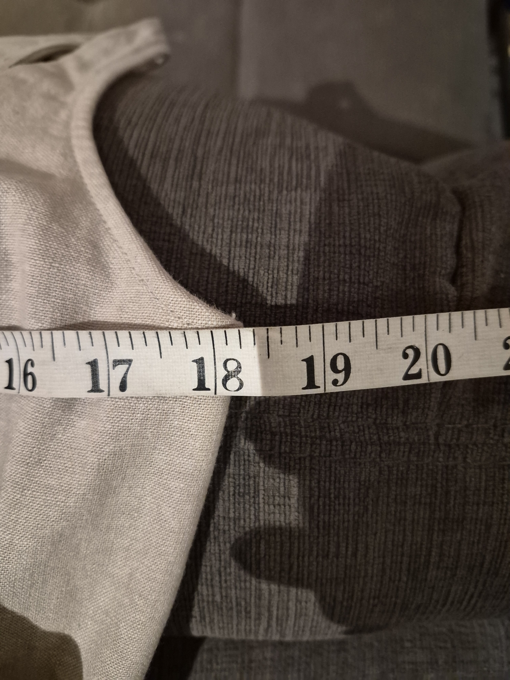 Old Navy Sleeveless Linen-Blend Midi Dress in Natural - Picture 5 of 6